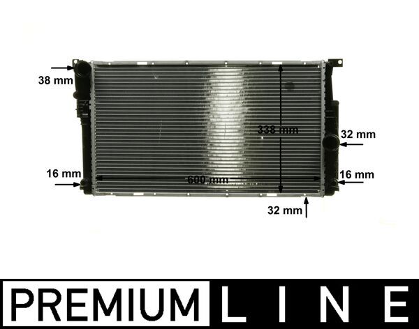 MAHLE Jäähdytin,moottorin jäähdytys CR 1909 000P