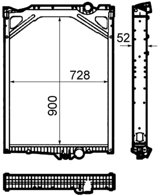 MAHLE Jäähdytin,moottorin jäähdytys CR 1917 000P