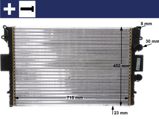 MAHLE Radiaator,mootorijahutus CR 2006 000S