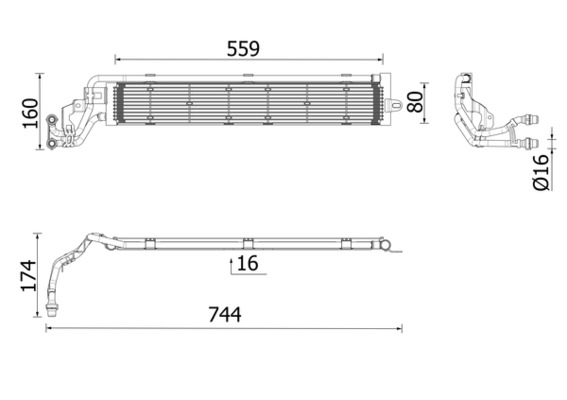MAHLE Kylare, motorkylning CR 2697 000P