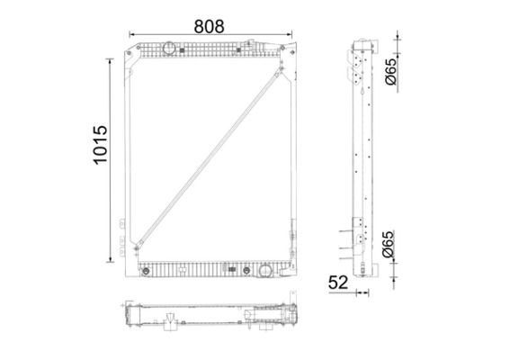 MAHLE Jäähdytin,moottorin jäähdytys CR 686 001P