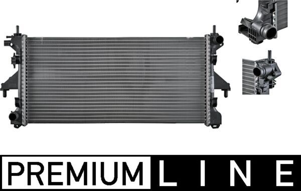 MAHLE Jäähdytin,moottorin jäähdytys CR 880 000P
