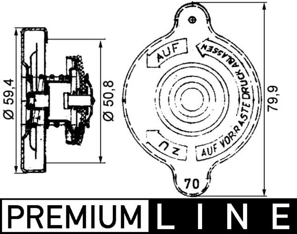 MAHLE Sulgurkate, jahutusseade CRB 15 000P