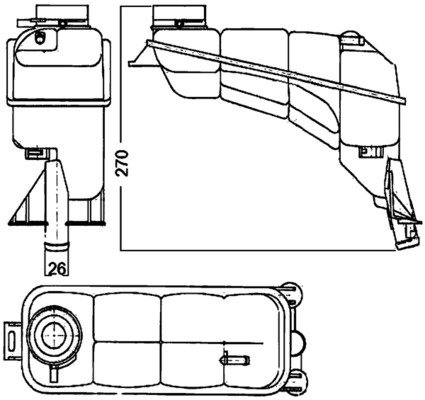 MAHLE Paisupaak,jahutusvedelik CRT 117 000S