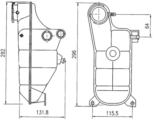 MAHLE Paisupaak,jahutusvedelik CRT 119 000S