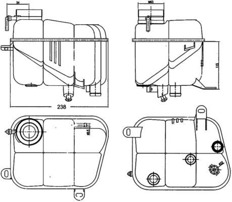 MAHLE Paisupaak,jahutusvedelik CRT 120 000S