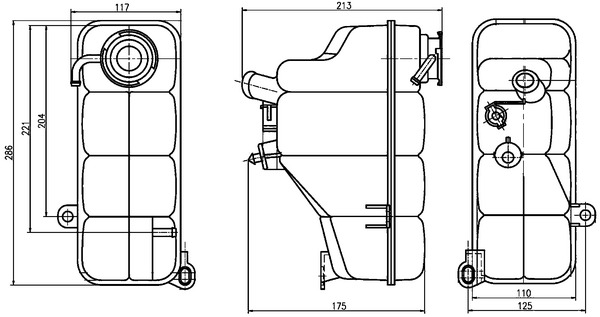 MAHLE Paisupaak,jahutusvedelik CRT 123 000S