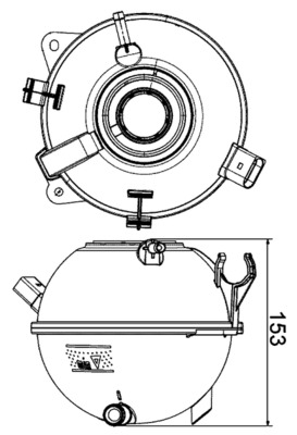 MAHLE Paisupaak,jahutusvedelik CRT 19 000S