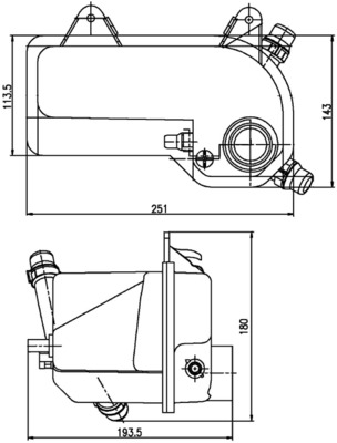 MAHLE Paisupaak,jahutusvedelik CRT 204 000S