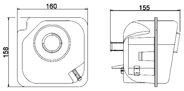 MAHLE Paisupaak,jahutusvedelik CRT 28 000S