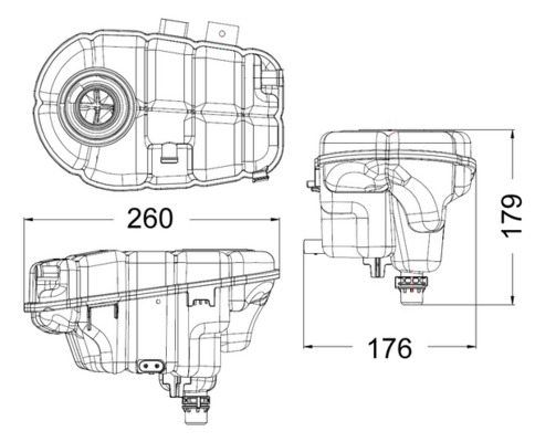 MAHLE Paisupaak,jahutusvedelik CRT 60 000S