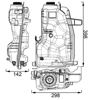 MAHLE Paisupaak,jahutusvedelik CRT 76 000S