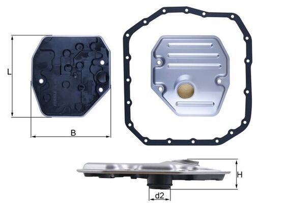 MAHLE Hydrauliikkasuodatin, automaattivaihteisto HX 265D