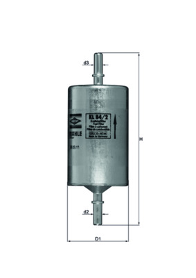 MAHLE Kütusefilter KL 84/2