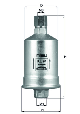 MAHLE Kütusefilter KL 94