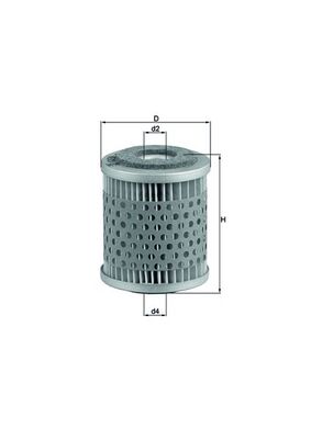 MAHLE Kütusefilter KX 38