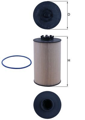 MAHLE Kütusefilter KX 658D