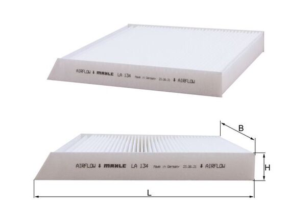 MAHLE Filter,salongiõhk LA 134