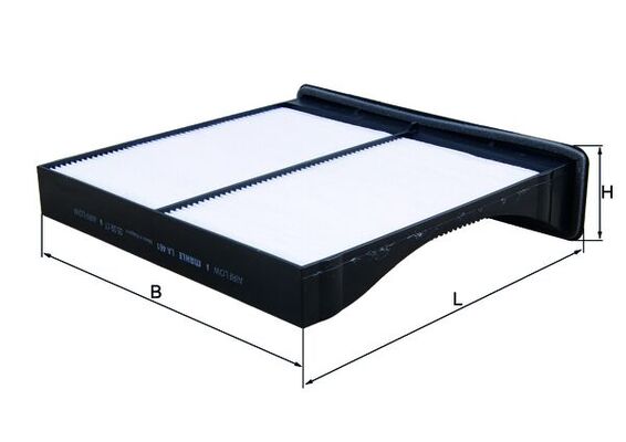 MAHLE Filter,salongiõhk LA 461
