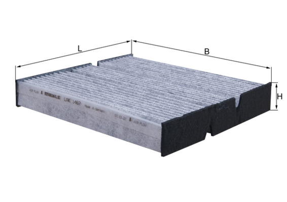 MAHLE Filter,salongiõhk LAK 1467