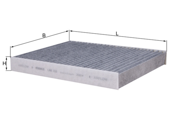 MAHLE Filter,salongiõhk LAK 153