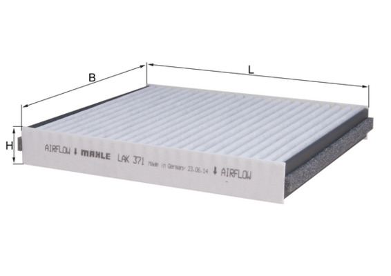 MAHLE Filter,salongiõhk LAK 371