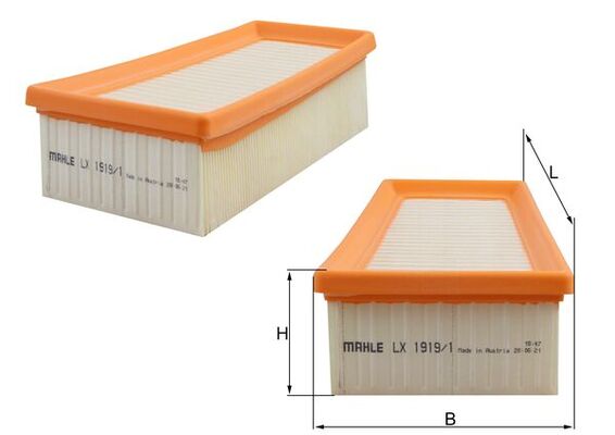 MAHLE Filtr powietrza LX 1919/1