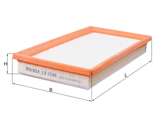MAHLE Õhufilter LX 3148