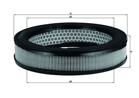 MAHLE Õhufilter LX 67