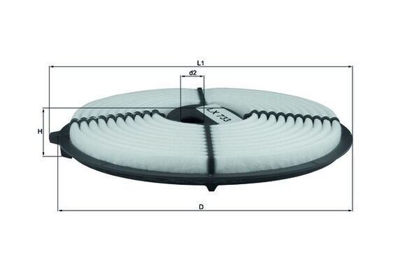 MAHLE Õhufilter LX 733