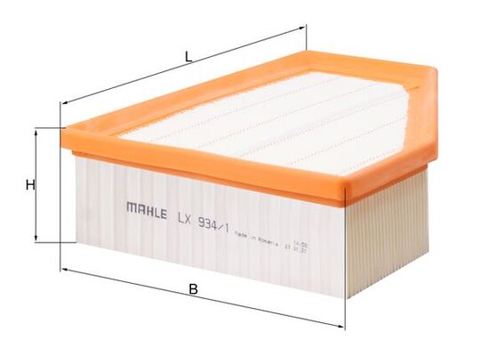 MAHLE oro filtras LX 934/1