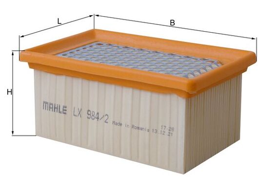 MAHLE Õhufilter LX 984/2