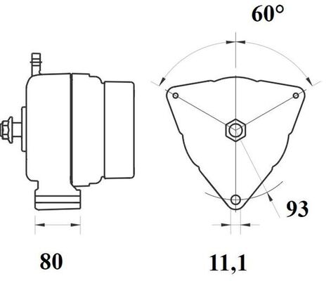 MAHLE Generaator MG 807