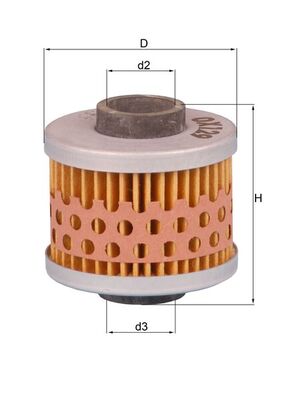 MAHLE Filtr oleju OX 129