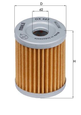 MAHLE Filtr oleju OX 407