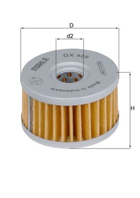 MAHLE Õlifilter OX 409