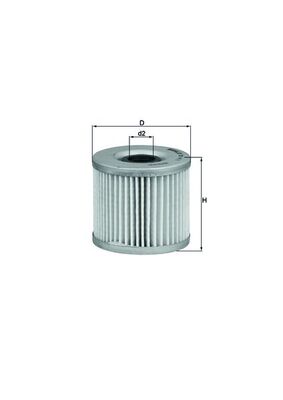 MAHLE Filtr oleju OX 411