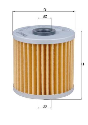 MAHLE Õlifilter OX 796