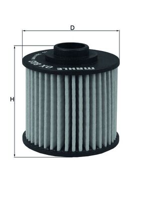MAHLE Õlifilter OX 803