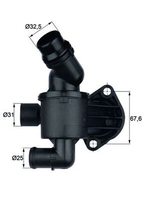 MAHLE Termostaatti, jäähdytysneste TI 34 87