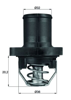 MAHLE Termostaat, jahutusvedelik TI 47 89