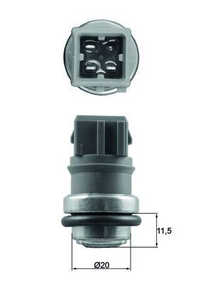 MAHLE Andur,Jahutusvedeliku temp. TSE 31