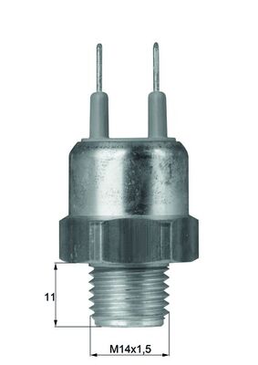 MAHLE Temperatuurilülitus,radiaatorivent. TSW 15D