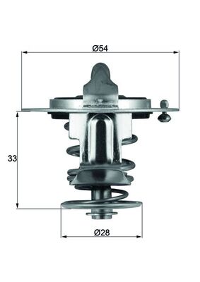 MAHLE Termostaat, jahutusvedelik TX 72 85D