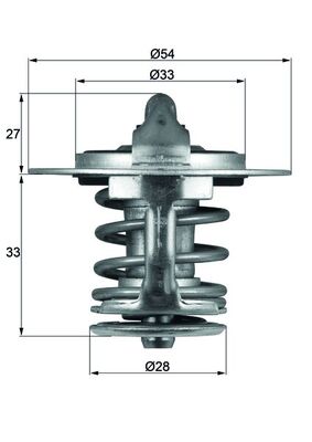 MAHLE Termostat, kylmedel TX 84 77