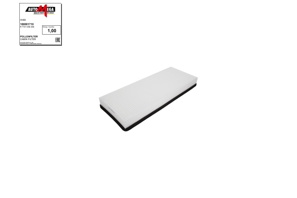 AUTOMEGA Filter,salongiõhk 180001710