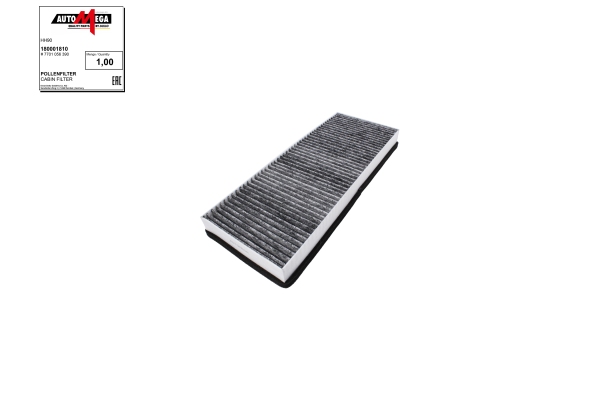 AUTOMEGA Filter,salongiõhk 180001810