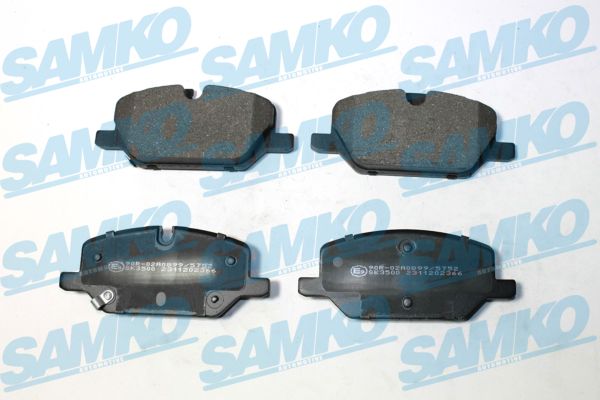 SAMKO Piduriklotside komplekt, ketaspidur 5SP2366
