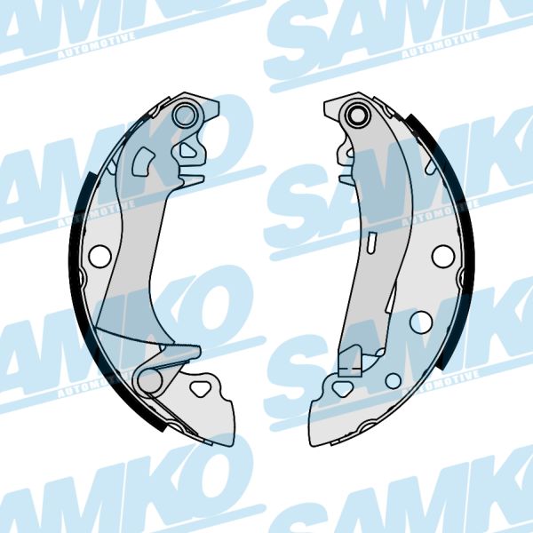 SAMKO Piduriklotside komplekt 80720
