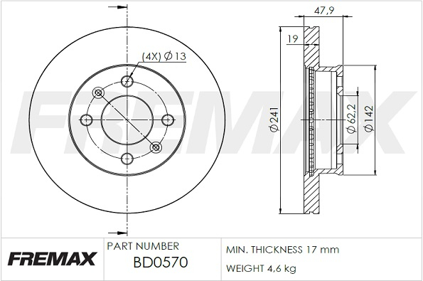 FREMAX Piduriketas BD-0570